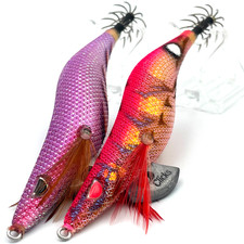 CRONO Clicks Pro Spec 3.5 Squid Jig Set 2pcs Used Japan Flash Purple Wild Berry