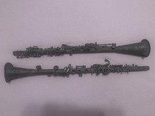 Two vintage clarinets that survived the San Franscisco earthquake 1906