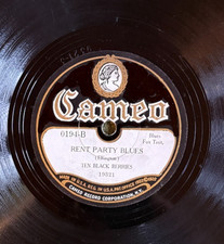 Cameo 0194 Ten Blackberries (DUKE) RENT PARTY BLUES Jazz E-/EE- 1930 78 rpm HEAR