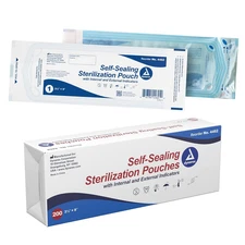 Sterilization Pouches - Self-Sealing Autoclave Bags for Medical, Dental, Tattoo 