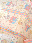 ADORABLE Precious Moments Noah's Ark Spectrix Fabric Zebras & Lions 5.8 YRDS — photo 2