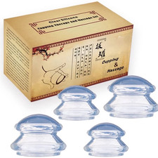 Cupping Therapy Set Silicone Medical Vacuum Anti Cellulite Massage 4/5/6 Cups