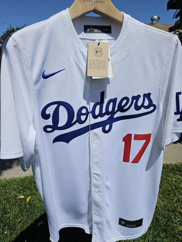 Nike Shohei Ohtani Los Angeles Dodgers weiß limitiert Trikot Herren M $ 175 neu mit Etikett