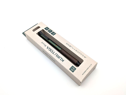 Uni Kuru Toga Wood Mechanical Pencil 0.5mm Forest Green M5KW1P88 Japan - Picture 2 of 7