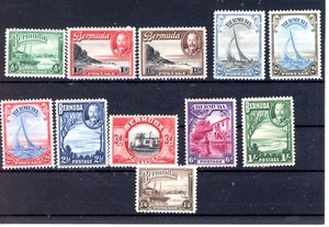 BERMUDA--Complete Set Scott #105-#114