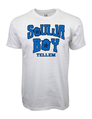 SOULJA BOY TELLEM - GRAPHIC WHITE T-SHIRT