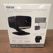 Miroir L810S Pro 1080p Smart LCD Projector SYNQ TV Bundle Portable Screen