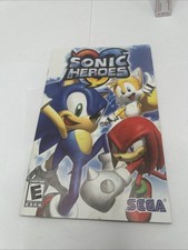 Sonic heroes ps2 Manual Only