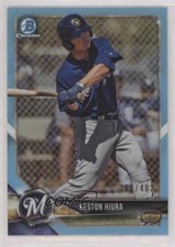 2018 Bowman Draft Chrome Sky Blue Refractor 209/402 Keston Hiura #BDC-49 7ba