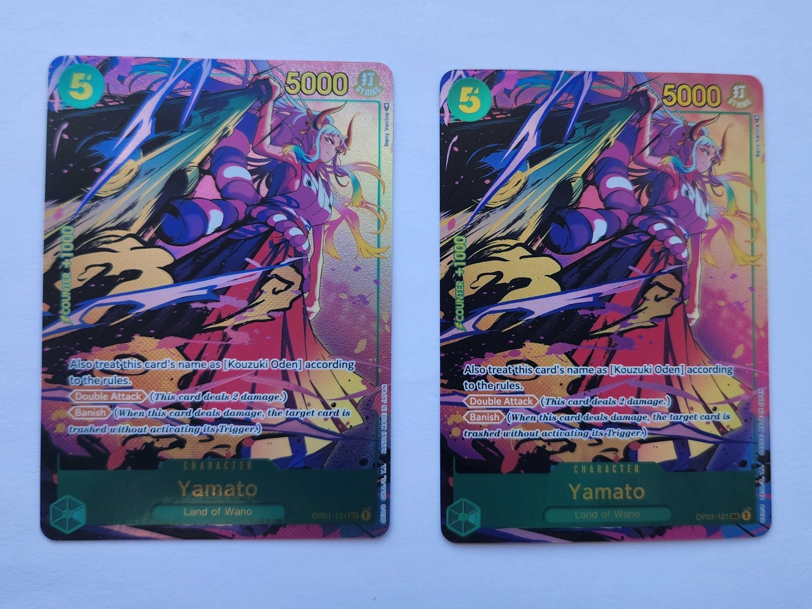 Yamato (Alternate Art) OP01-121 Romance Dawn Foil SEC x1