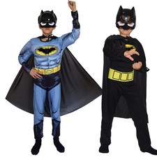 Batman Jumpsuit Children Outfits Carnival Halloween Cosplay Costume Christmas