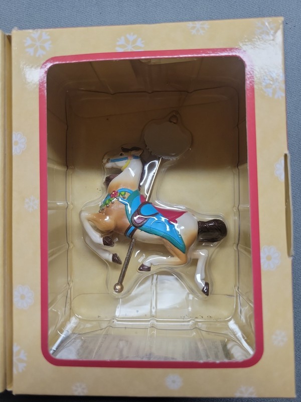 New Carousel Horse Enesco Christmas Ornament Masterpiece Edition Figurine 1997