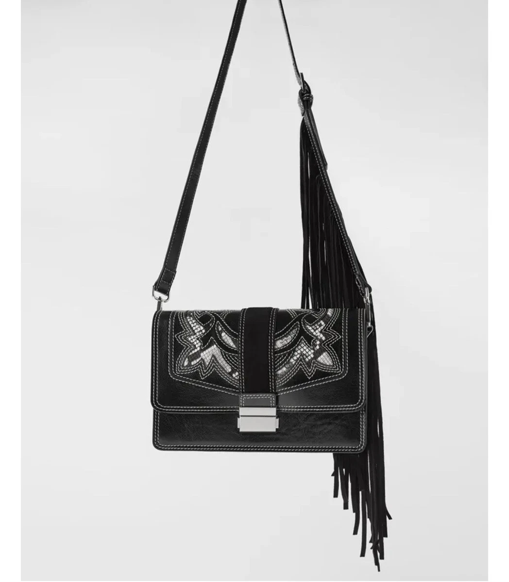 Zara Fringe Bags & Handbags for Women for sale | eBay