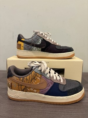 Nike Air Force 1 Low x Travis Scott Cactus Jack CN2405-900 Men's Size 8.5 Used
