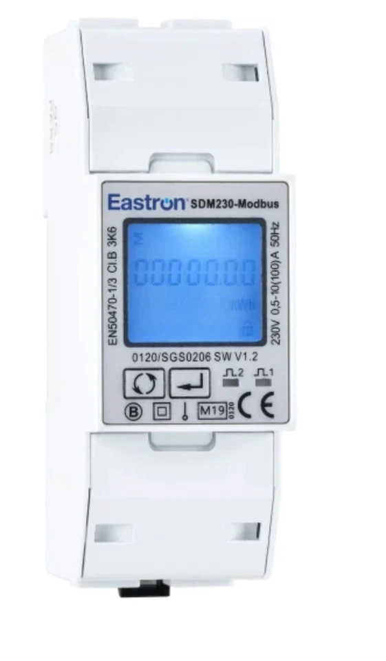 Eastron SDM230 Single Phase Smart Energy Meter – MID Approved – Fully Tested