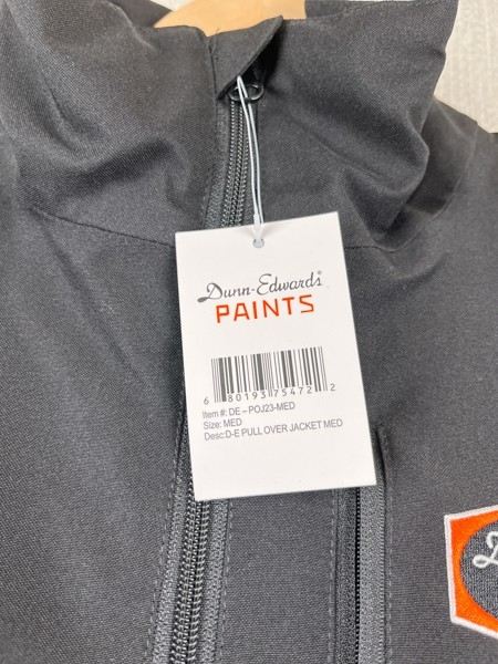 NWT Dunn-Edwards Paint Work Jacket Mens Medium Quilted Liner Black