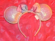 🏰 DISNEY PARKS MINNIE MOUSE 40th ANNIVERSARY DREAM GO ROUND EARS HEADBAND HAT