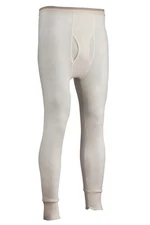 Indera Traditional Long Johns - Thermal Pants - Natural - Men Size Tall M