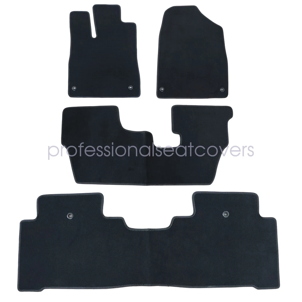 Alfombrillas alfombra terciopelo para 2014 2015 2016 2017 2018 2019 2020 Acura MDX negro Foto 4 de 4