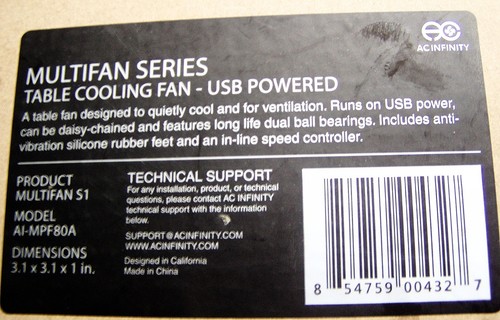 New MULTIFAN S1 Quiet 80mm USB Cooling Fan for Computer Receiver DVR XBOX - Picture 2 of 3