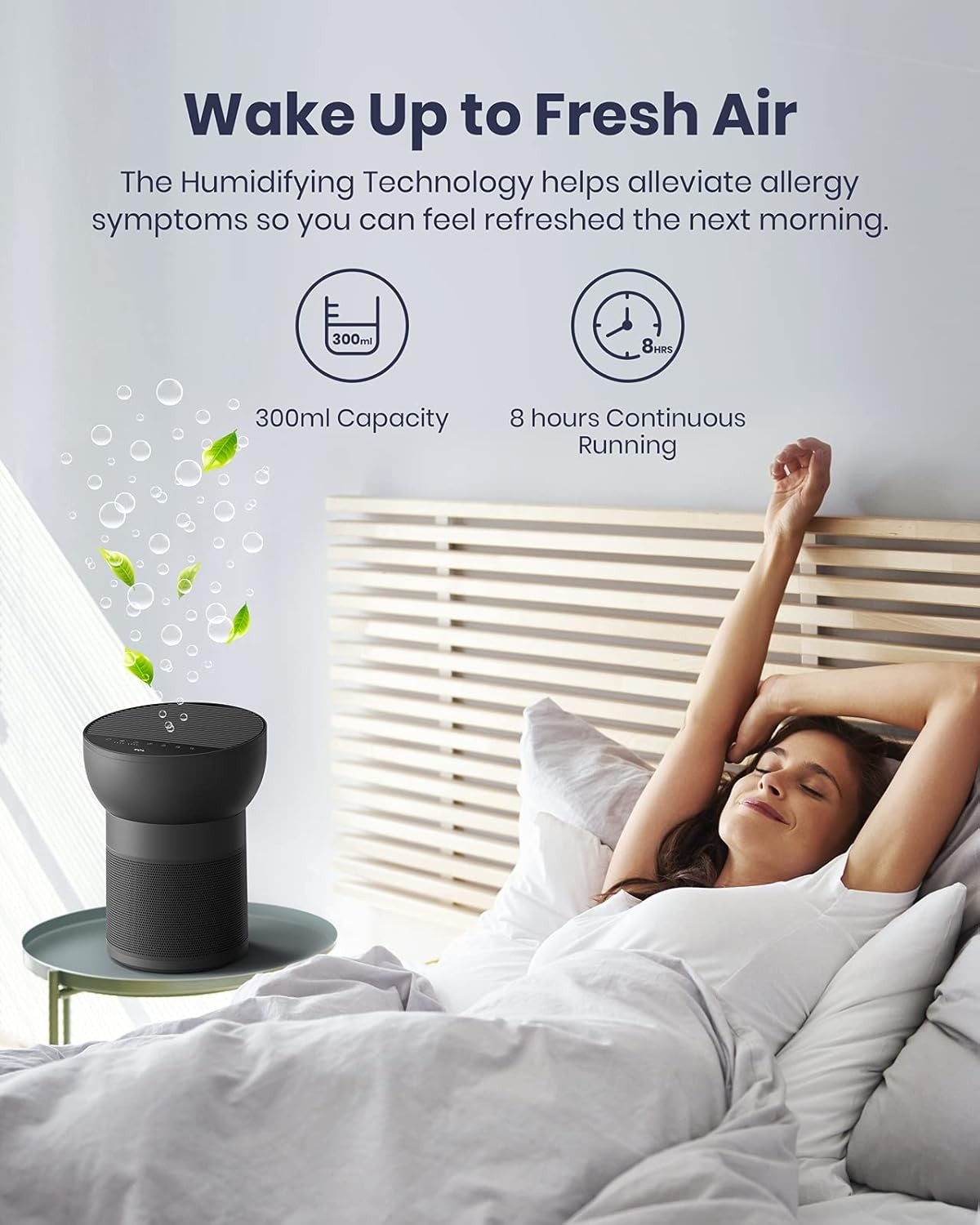TCL Breeva A2 Air Purifier and Humidifier 4-Stage True HEPA H13 up to 882 sq. ft