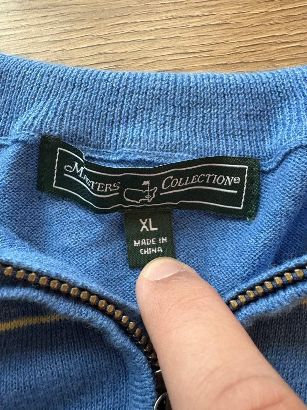 Masters Collection Pullover Quarter Zip Sweater S… - image 5