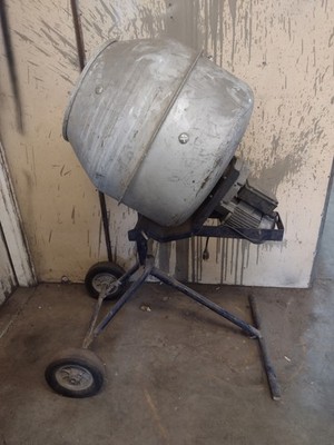 Metal Concrete Mixer - Electric - Good Condition