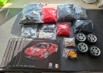 CaDA C61043W Master Italienisches Supercar 3236 Teile NEU Klemmbausteine