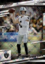 2022 Panini Prestige Derek Carr #170 Xtra Points Diamond Las Vegas Raiders 2L