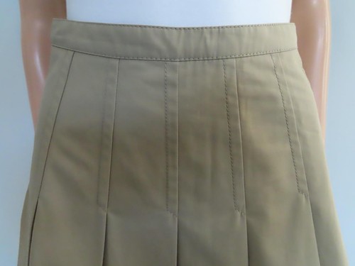 Christian Dior Beige Pleated Mini Skirt F 34/US 2 - Picture 6 of 12