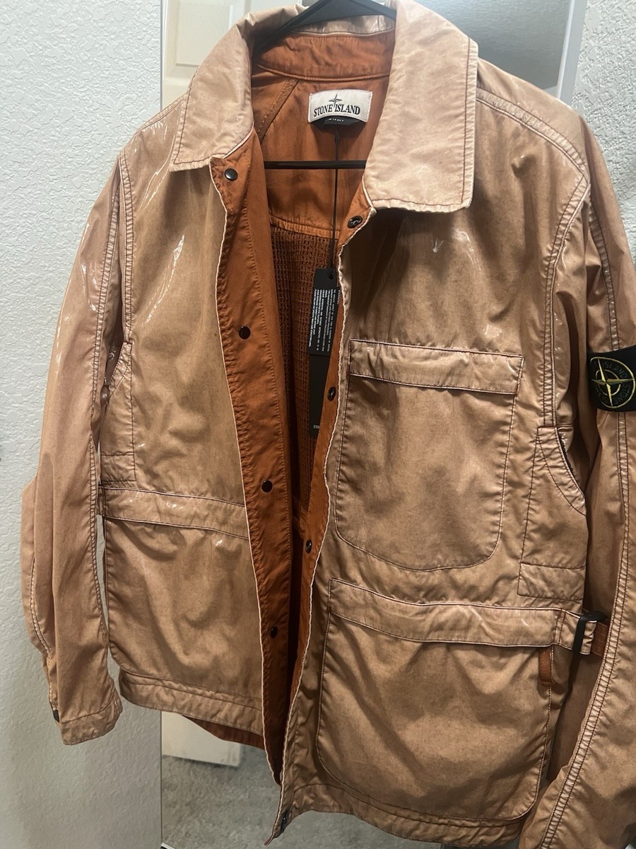 Stone Island Men's Mussola Prismatica Pietra Jacket - Small | eBay