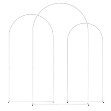 Wedding Arch Frame Set Metal Balloon Arch Stand Set Balloon Arch Stand Set White