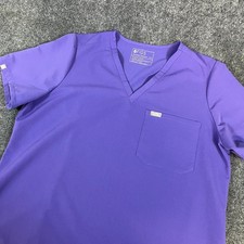 FIGS Catarina 1-Pocket Scrub Top  V-Neck  SS  Purple  FW1000  Size 2XL