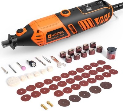 180W Corded Rotary Tool Kit, 8000-35000 RPM 61 Accessories for DIY | Powerful 18