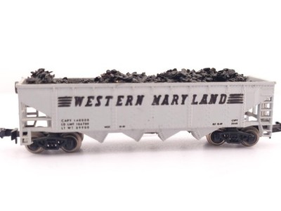 *READ* Life Like? N Scale Western Maryland 4 Bay Hopper Car #3 Model Train