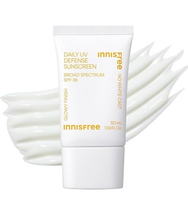 innisfree Daily UV Defense Sunscreen Broad Spectrum SPF 36 1.69 oz EXP 4/26