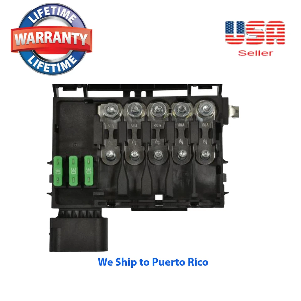 Caja de fusibles 1J0937617D para VW Jetta Golf Beetle 1.8 2.0 NBC061B 1J093-7617D Foto 2 de 3