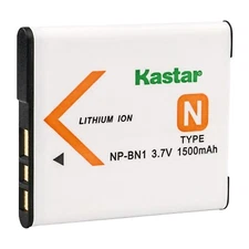 Kastar Battery for Sony NP-BN1 DSC-W690 W710 W730 W800 W810 W830 WX5 WX7 WX9