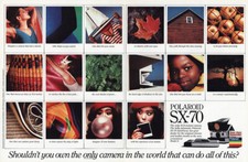 1981 Polaroid SX70: Only Camera In the World That Can Do Vintage Print Ad