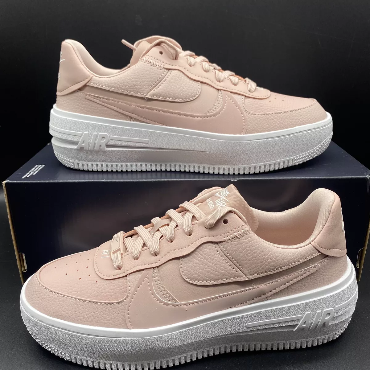 Nike air force pink platform sale