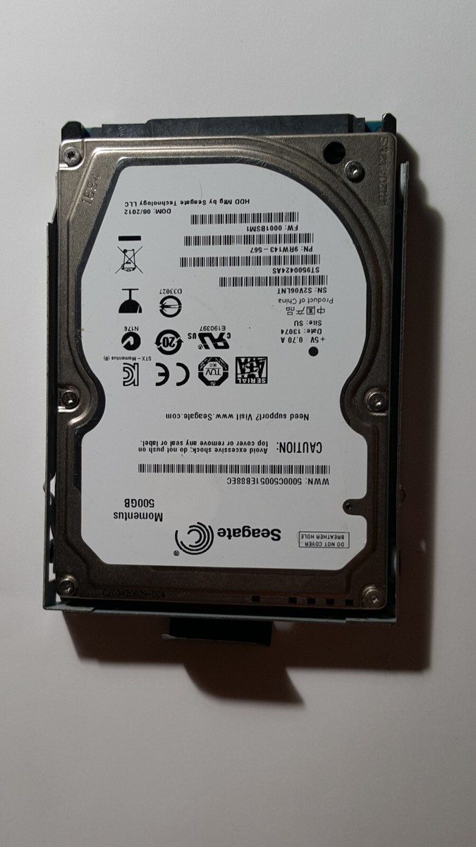 Seagate Momentus Laptop Thin 500GB 2.5