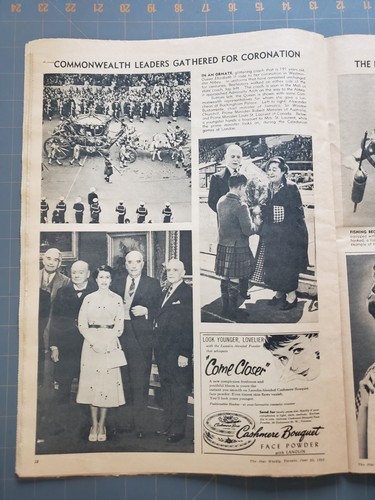 Star Weekly Newspaper June 20 1953 Queen Elizabeth II Coronation Pictures - Picture 12 of 15