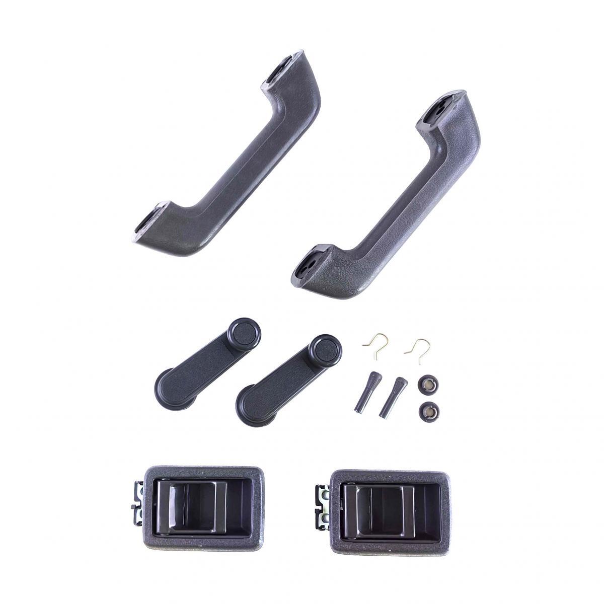 Interior Door Panel Parts Gray Fits Nissan Hardbody D21 Pickup