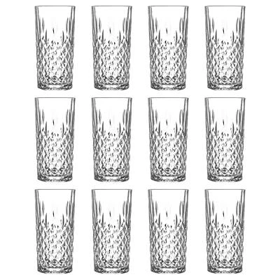 12x LAV Odin Highball Glasses Tall Glass Water Drinking Tumblers Set 356ml