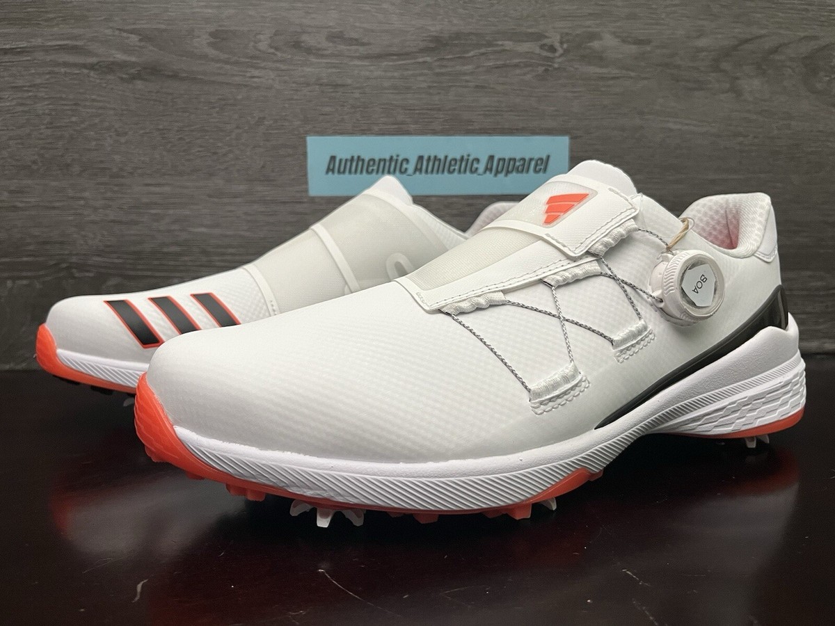 Adidas ZG23 BOA Lightstrike Golf Shoes White Black Men's Adidas ZG23 BOA Lightstrike Golf Shoes White Black Men's