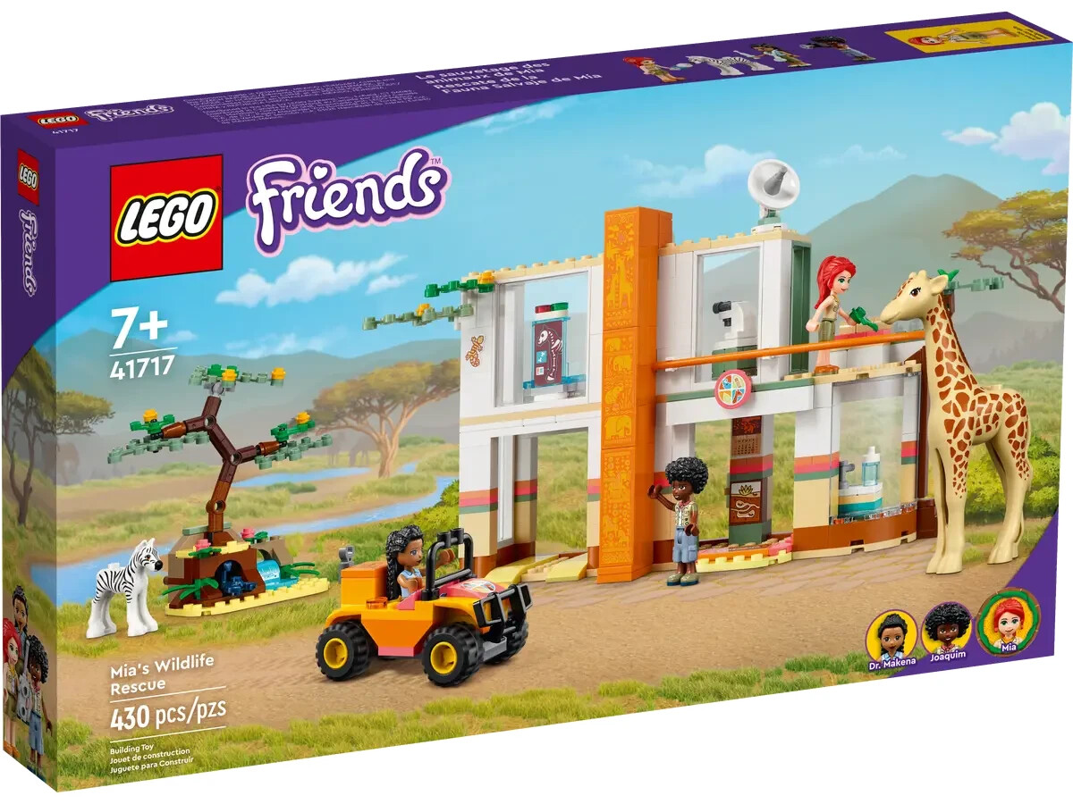 LEGO Friends 41717 Le Centre de Sauvetage de la Faune de Mia pour Enfants Dès 7 Ans