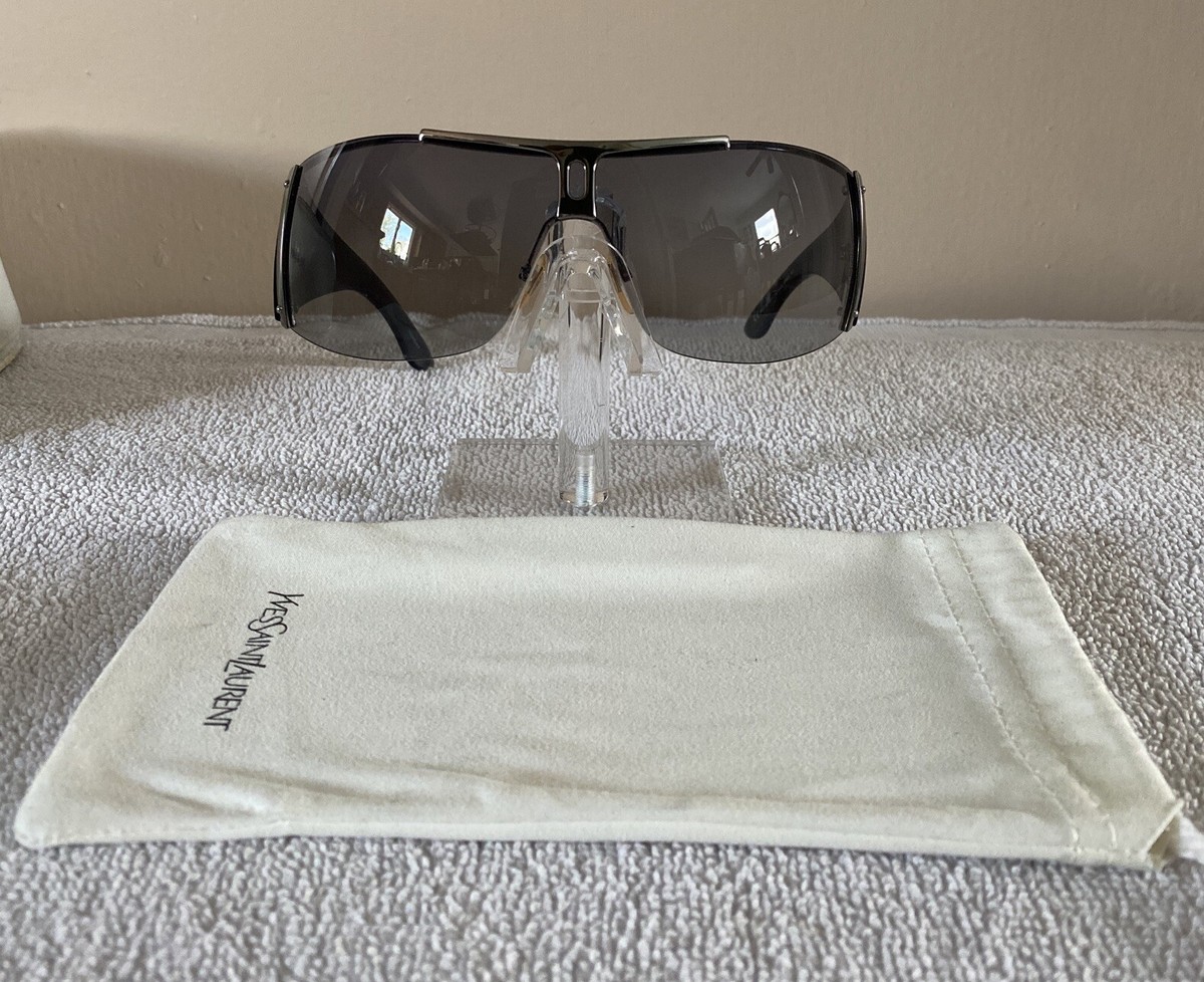 Saint Laurent Sunglasses YSL 6144/s Shield SPXVK Oversized
