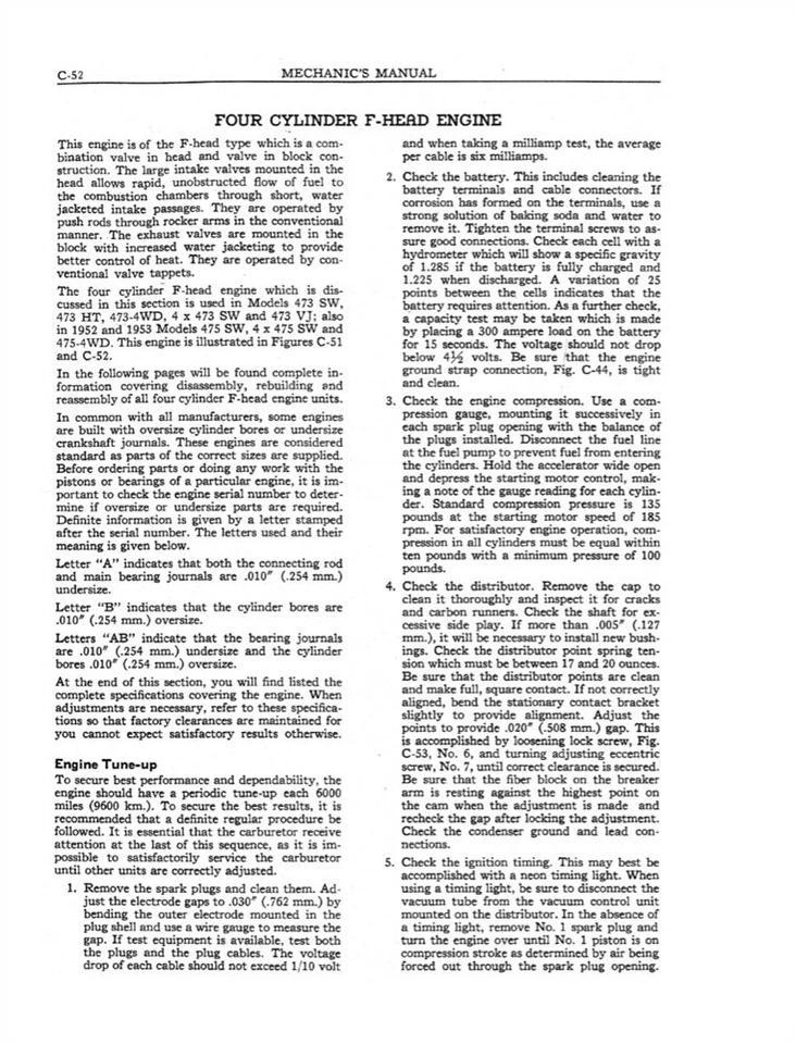 Camión Jeep Willys 1946-1953 camioneta CJ taller manual de reparación 1947 1948 1950 Foto 4 de 4