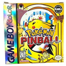 Pokemon Pinball Nintendo Game Boy Color, 1999 With Box