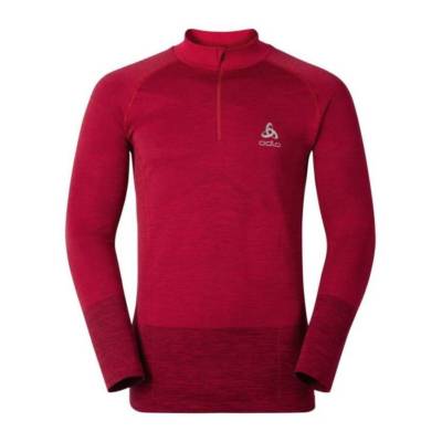 Odlo Midlayer Halfzip Seamless Quagg Red - 349102-30274